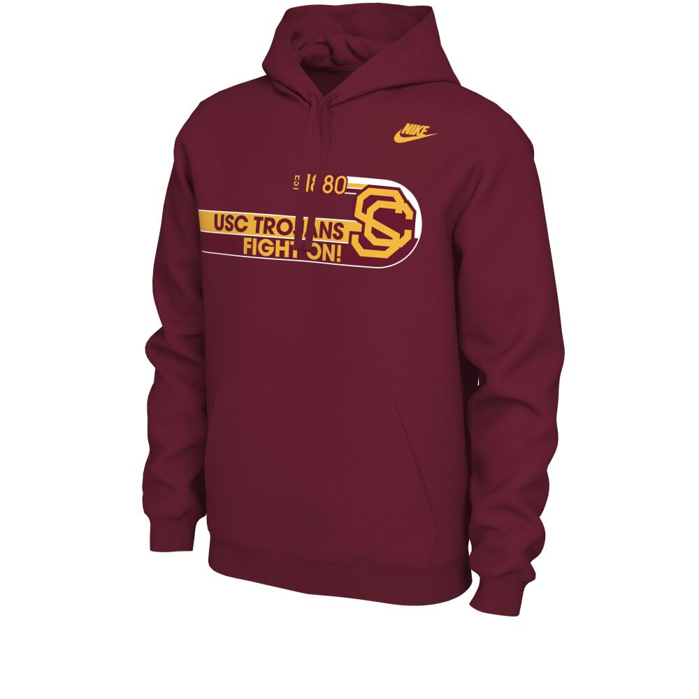 USC Nike Men's College Hoodie in Red Cover