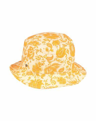 Sandro Woman Hat Orange Cotton, Linen Cover