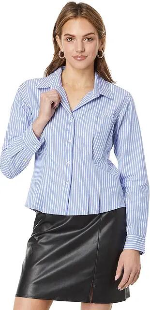 Lucky Brand Corset Shirt (Persian Jewel Stripe) Women's Clothing Cover