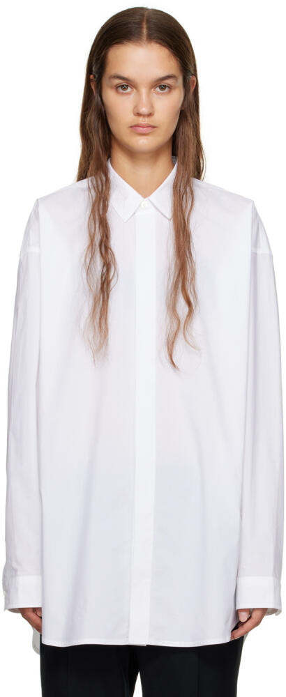 Sofie D'Hoore White Button Shirt Cover