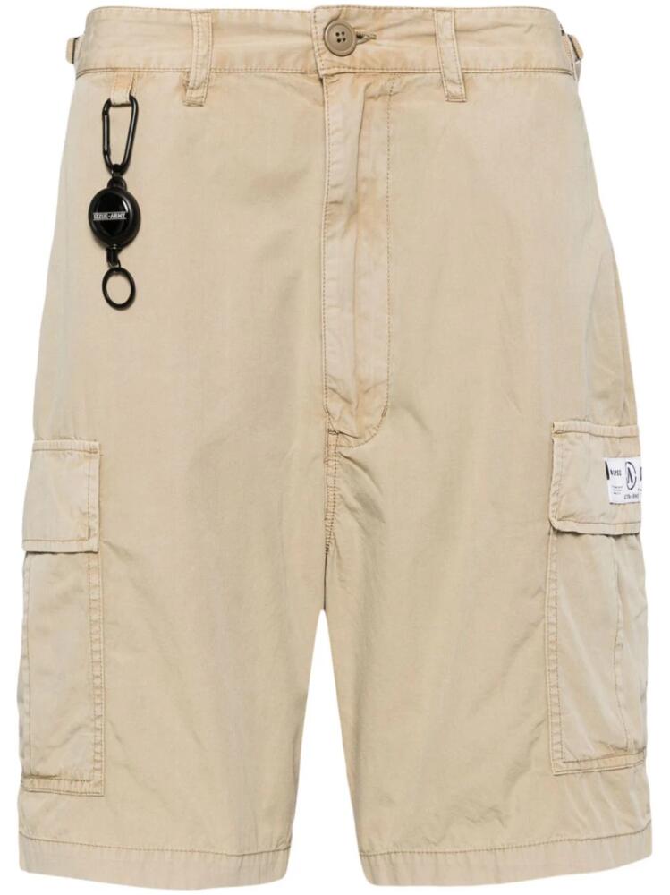 izzue keyring-attachment cargo shorts - Brown Cover