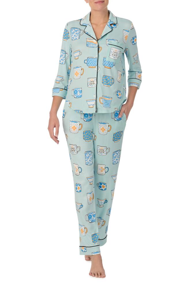 Kate Spade New York print pajamas in Blue Multi Cover