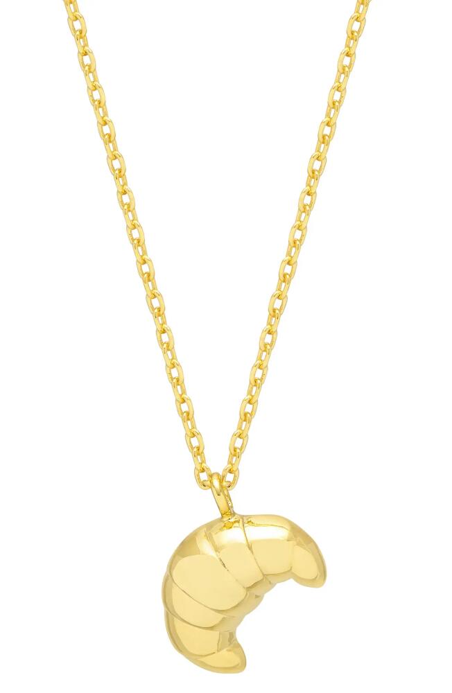 Estella Bartlett Croissant Necklace in Gold Cover