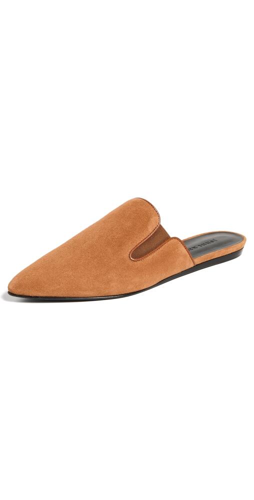 Jenni Kayne Suede Mules Saddle Cover