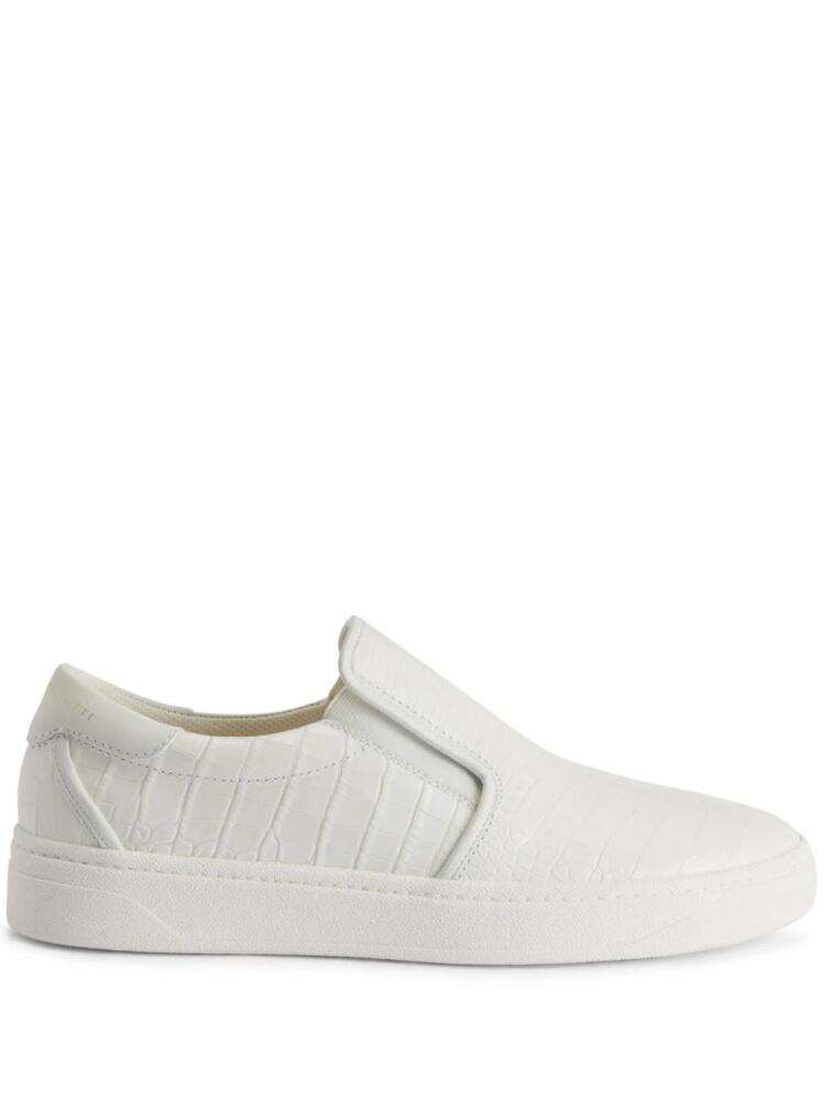 Giuseppe Zanotti Gz94 slip-on leather sneakers - White Cover