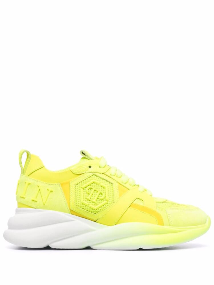 Philipp Plein Hurricane runner sneakers - Yellow Cover