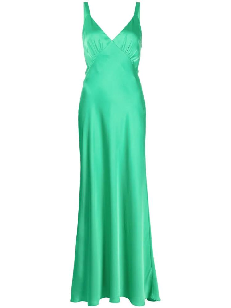 MISHA Agustina slip maxi dress - Green Cover