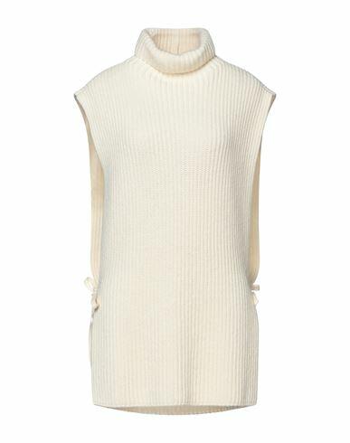 Ann Demeulemeester Woman Turtleneck Ivory Wool, Cashmere, Polyamide Cover