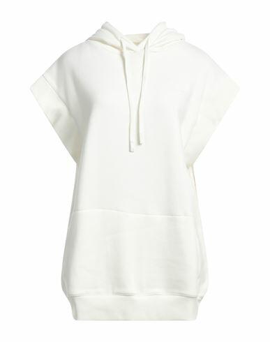 Patrizia Pepe Woman Sweatshirt Cream Cotton, Polyester, Elastane Cover