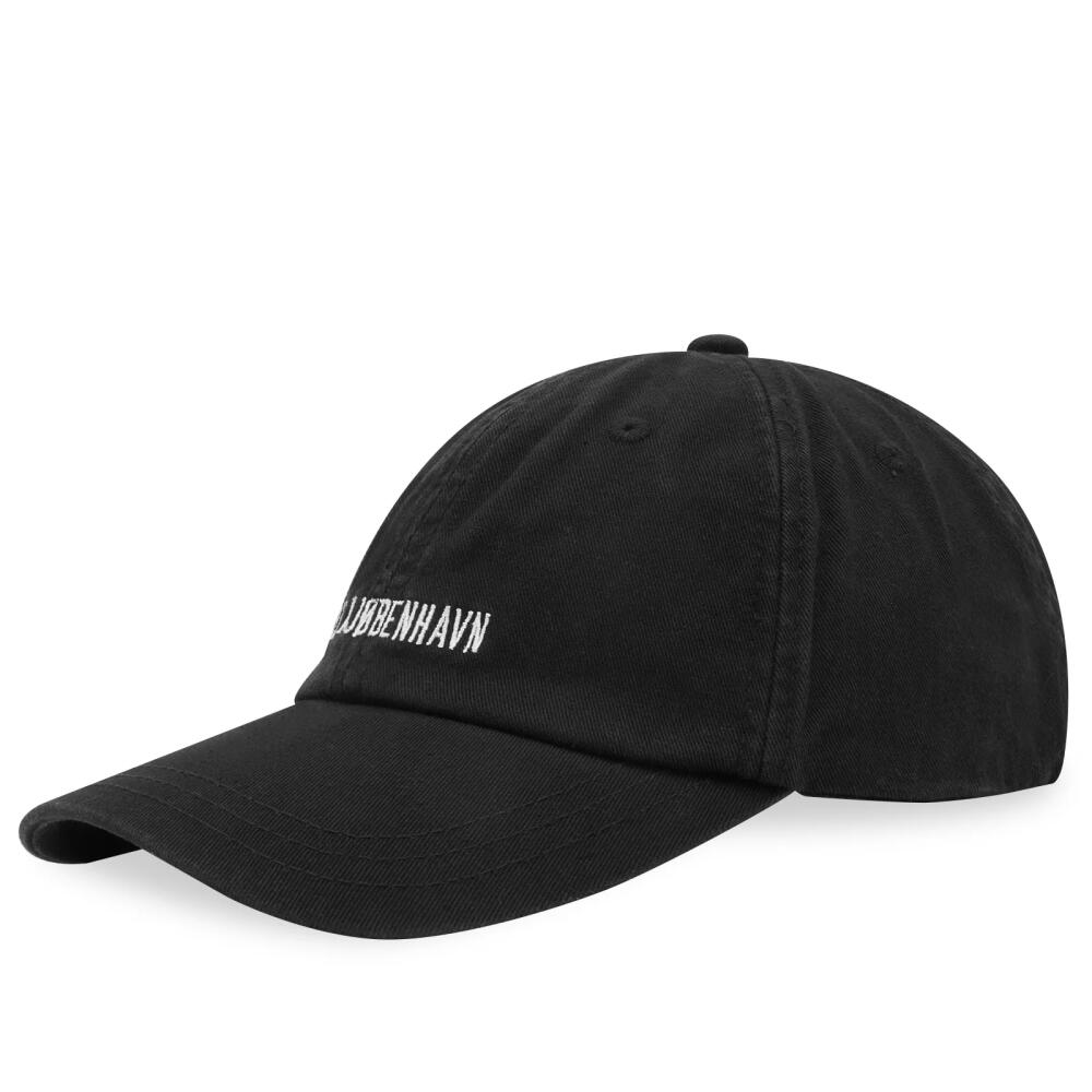 Han Kjobenhavn Men's Logo 6-Panel Cap in Black Cover