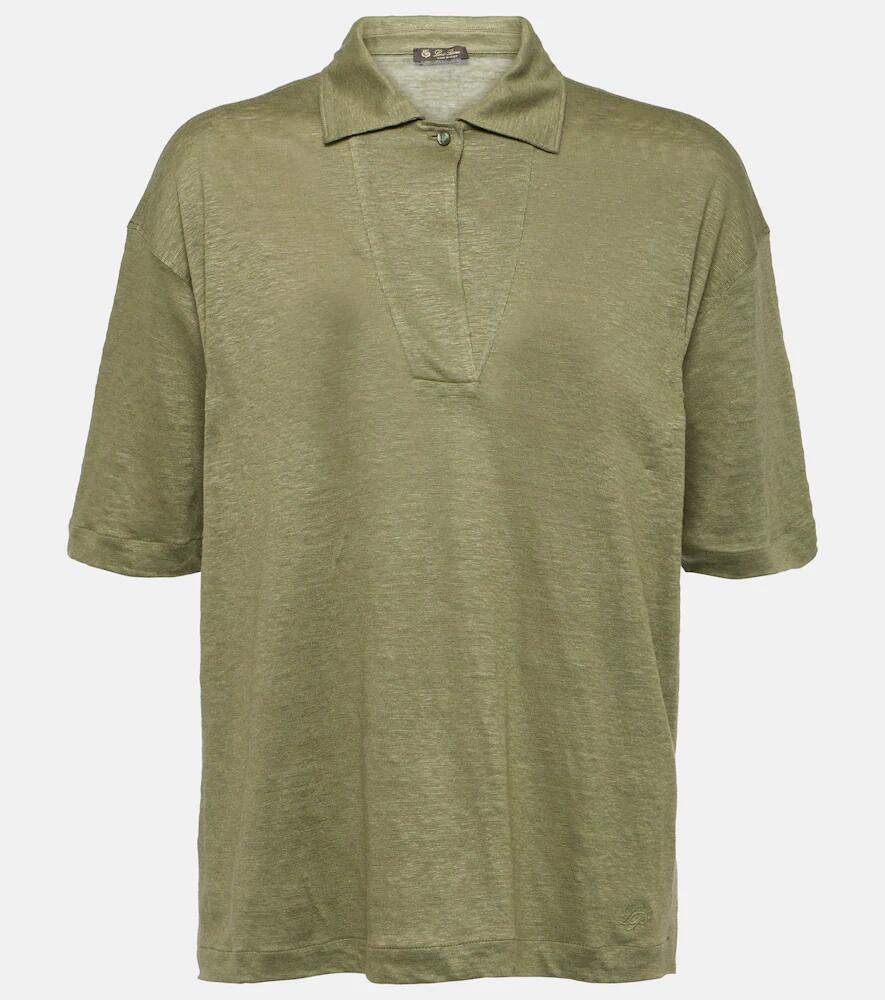 Loro Piana Linen polo top Cover