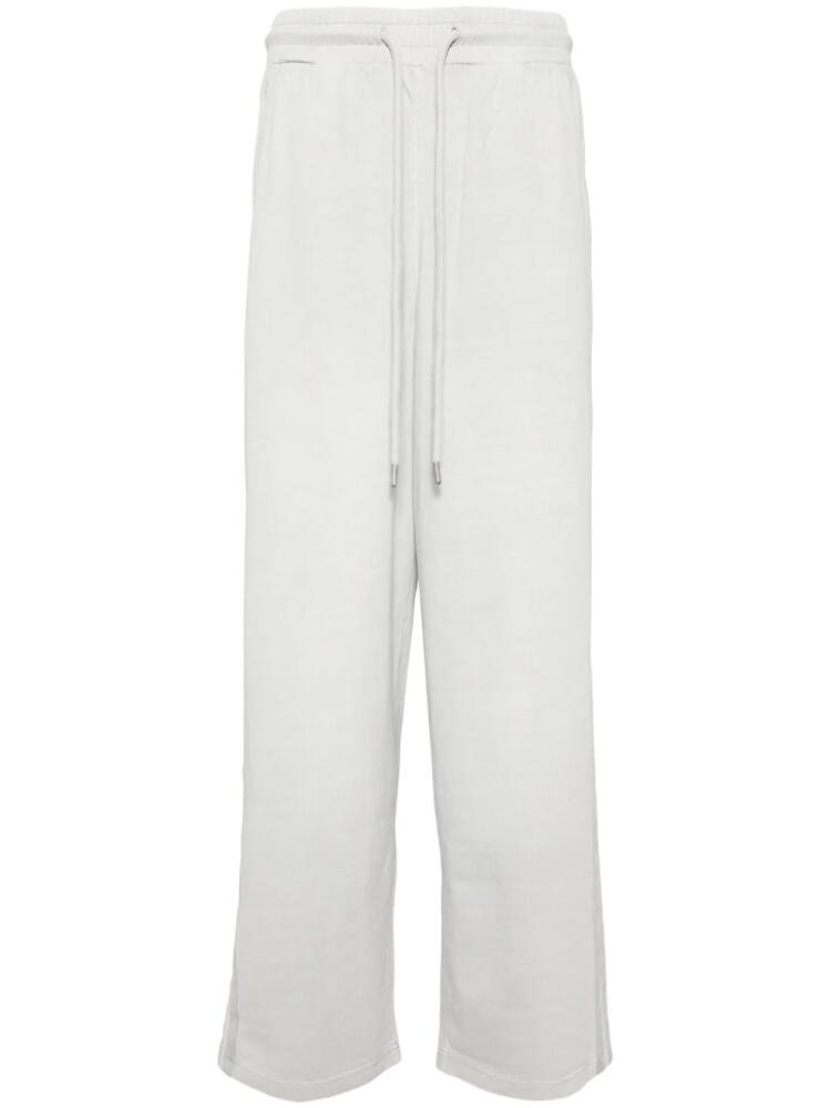 FIVE CM wide-leg cotton track pants - Grey Cover