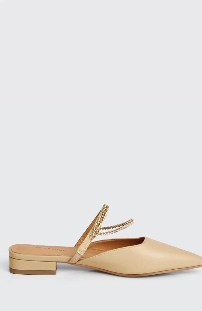 Belle & Bloom On The Go Leather Flat in Sand Cover