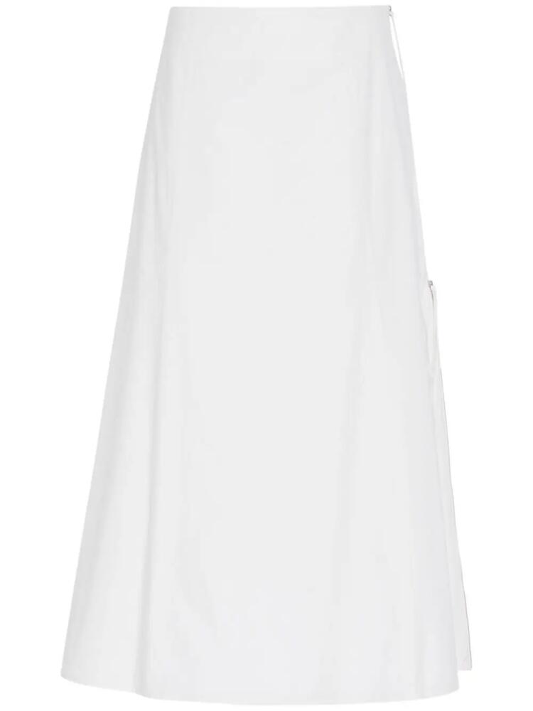 Rosetta Getty A-line high-waisted skirt - White Cover