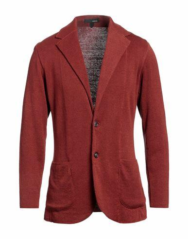 Lardini Man Blazer Rust Linen, Cotton Cover