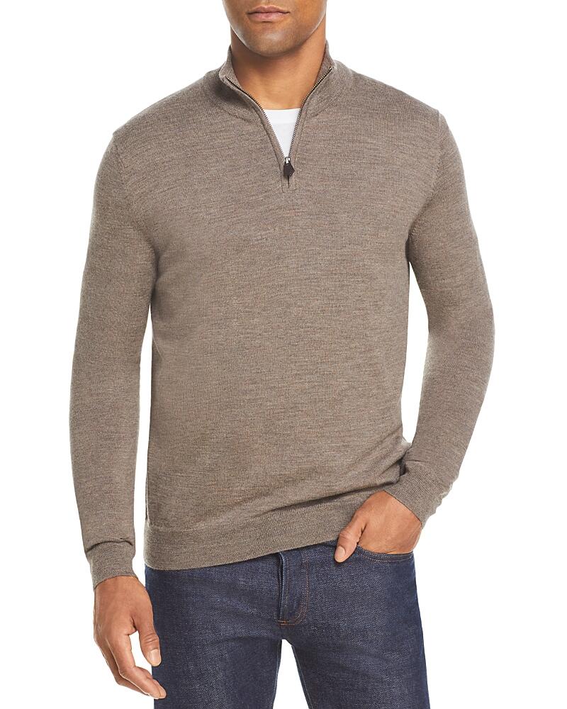 The Men's Store at Bloomingdale's Quarter-Zip Merino Sweater - Exclusive Cover