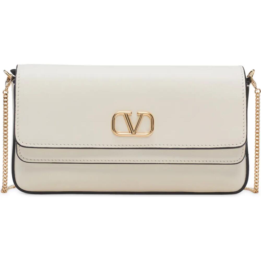 Valentino Garavani Mini VLOGO Handbag in 098 Ivory Cover