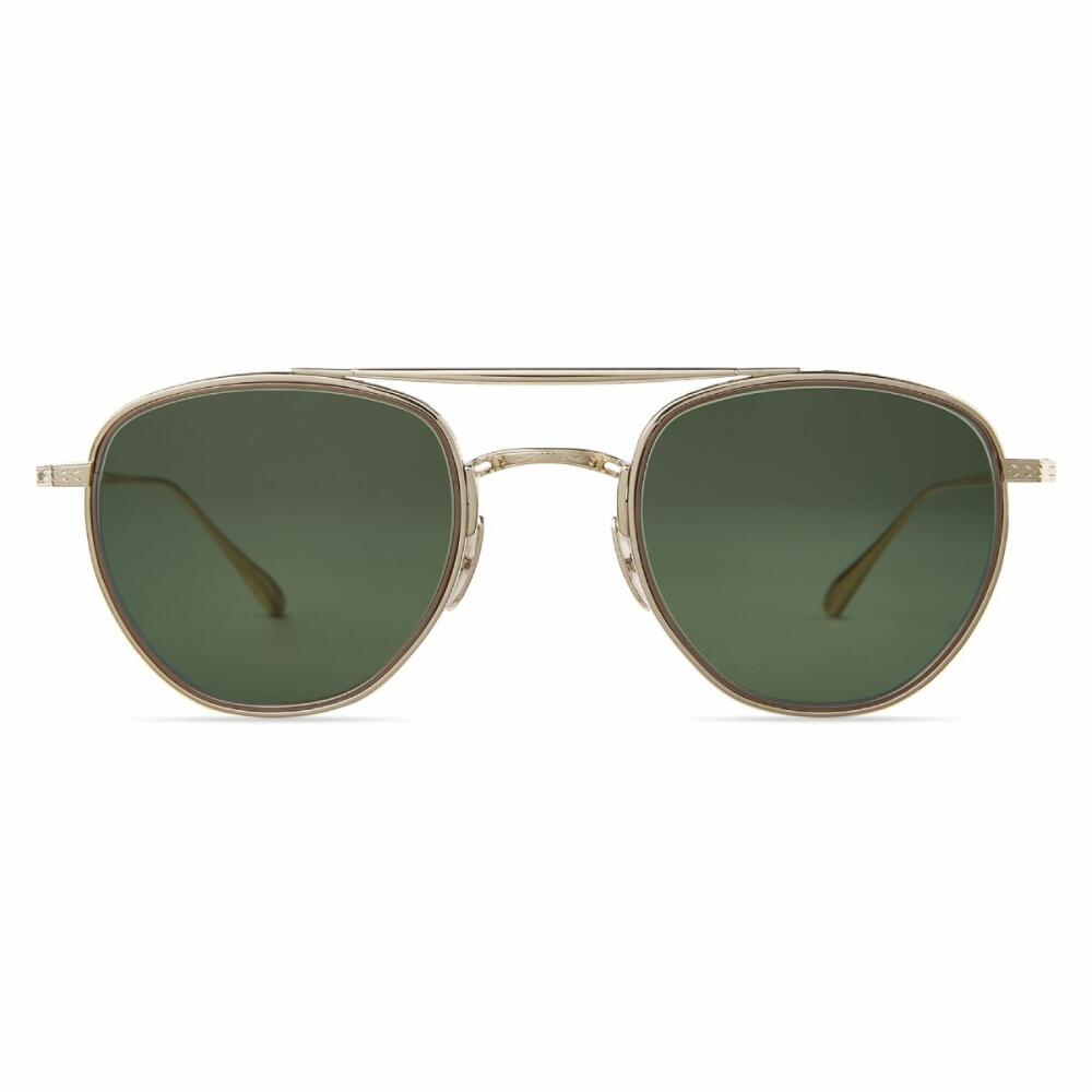 Mr. Leight ROKU II S Green Pilot Titanium Sunglasses Cover