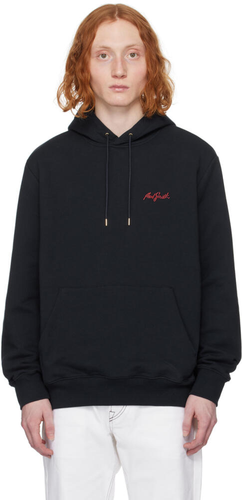 Paul Smith Navy Embroidered Hoodie Cover