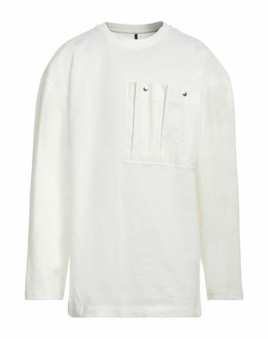 Oamc Man T-shirt Ivory Cotton, Elastane Cover