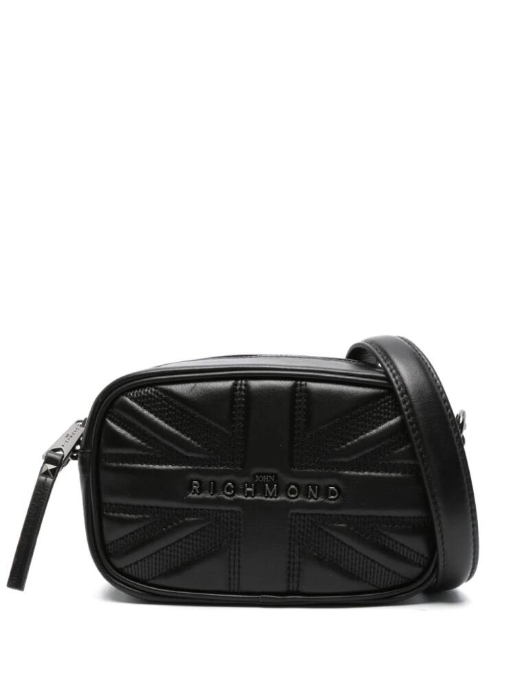 John Richmond quilted cross body bag - Black Cover