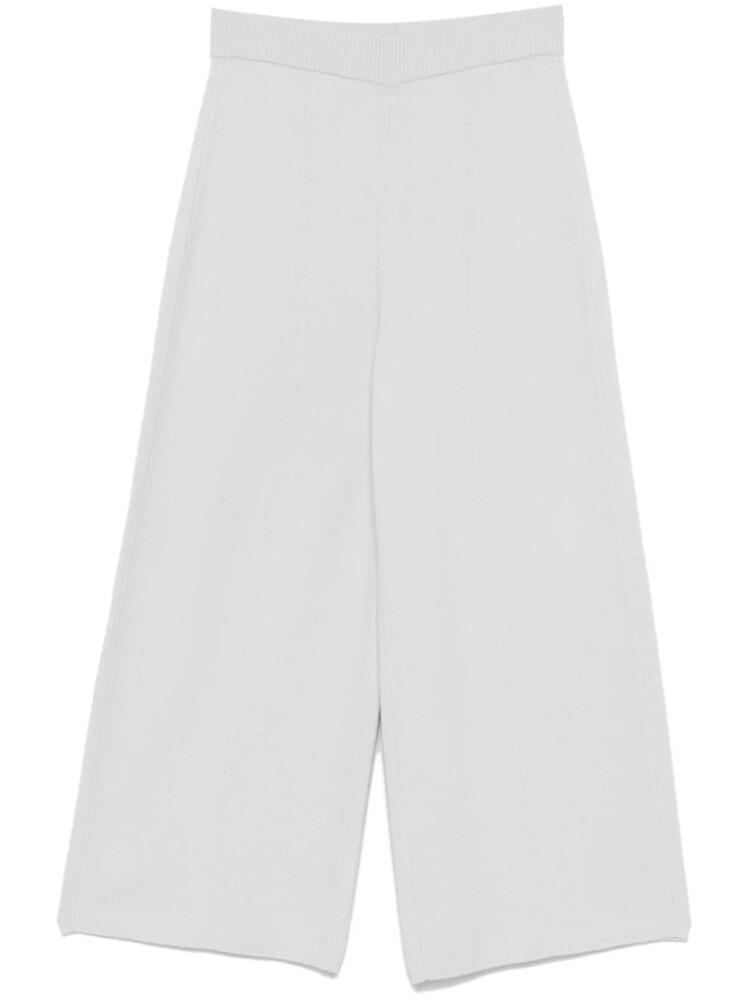 JOSEPH merino-wool cropped trousers - Blue Cover