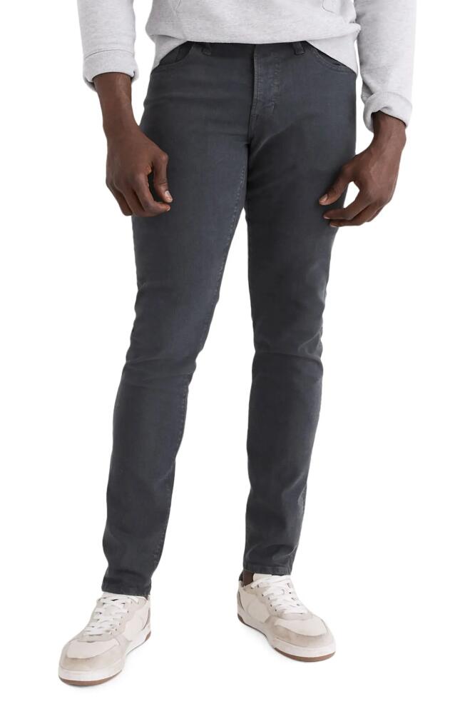 Madewell Men's Garment Dyed Athletic Slim Jeans in Thunder Cloud Cover