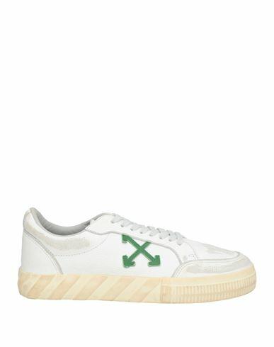 Off-white Man Sneakers White Leather Cover