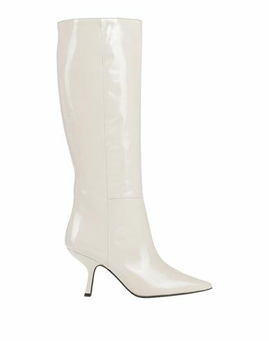 Marc Ellis Woman Boot Off white Leather Cover