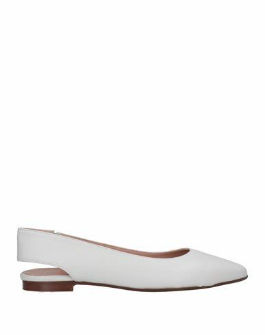 Divine Follie Woman Ballet flats Ivory Soft Leather Cover