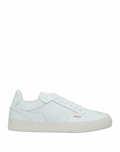 Hugo Woman Sneakers White Soft Leather Cover