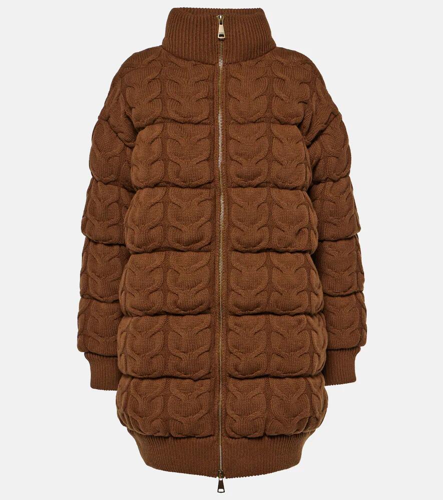 Max Mara Ovatta wool and cashmere down jacket Cover