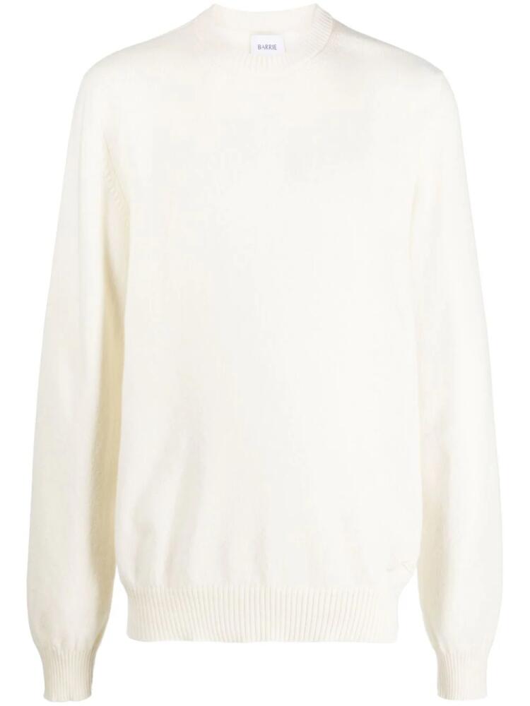 Barrie B Label fine-knit cashmere jumper - Neutrals Cover