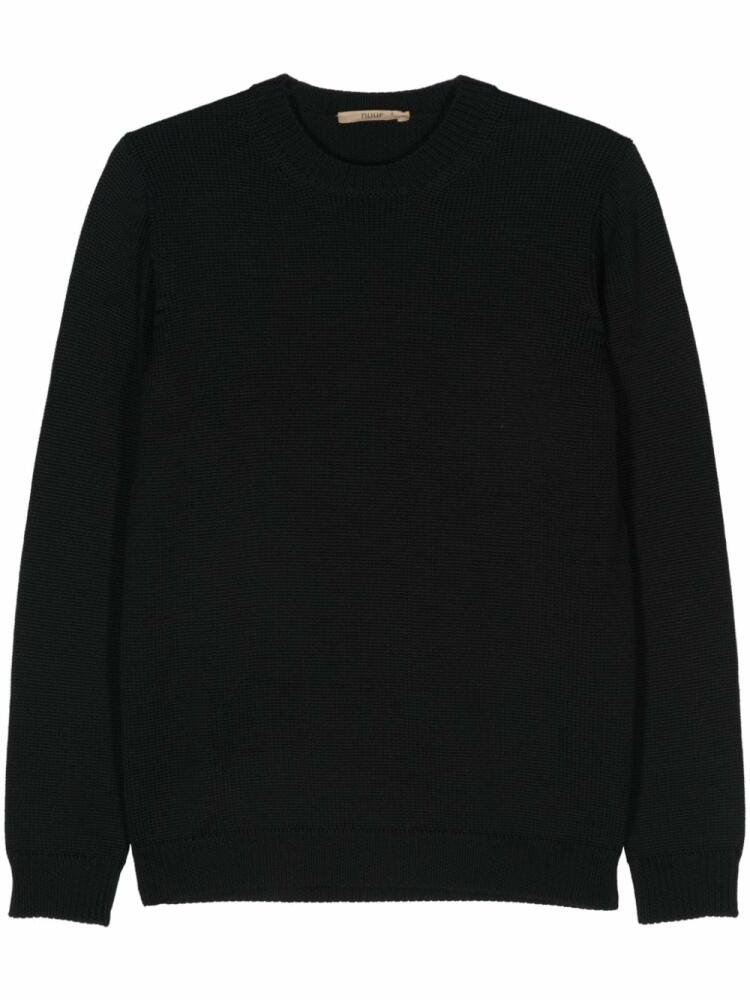 Nuur crew-neck merino jumper - Black Cover