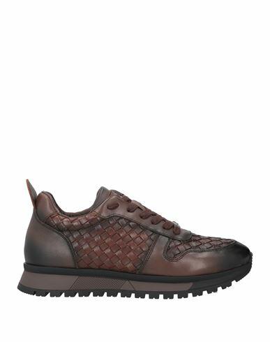 Baldinini Man Sneakers Brown Soft Leather Cover