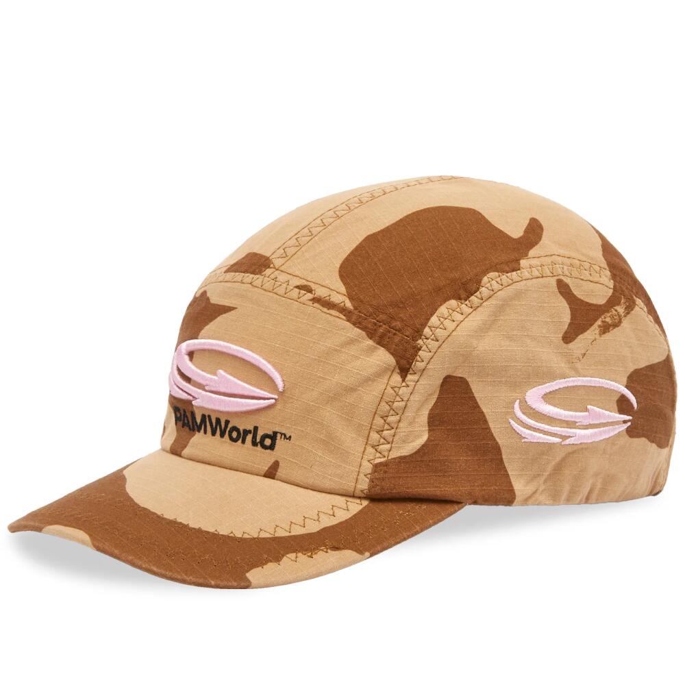 P.A.M. Men's Camo 5 Panel Cap in Desert Camo Cover