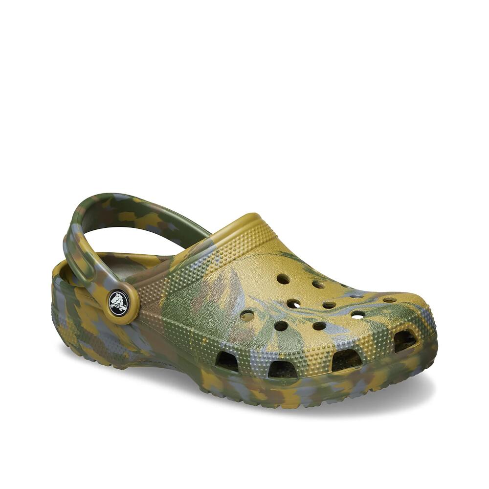 Crocs Classic Marbled Clog | Men | Women's | Dark Green Cover