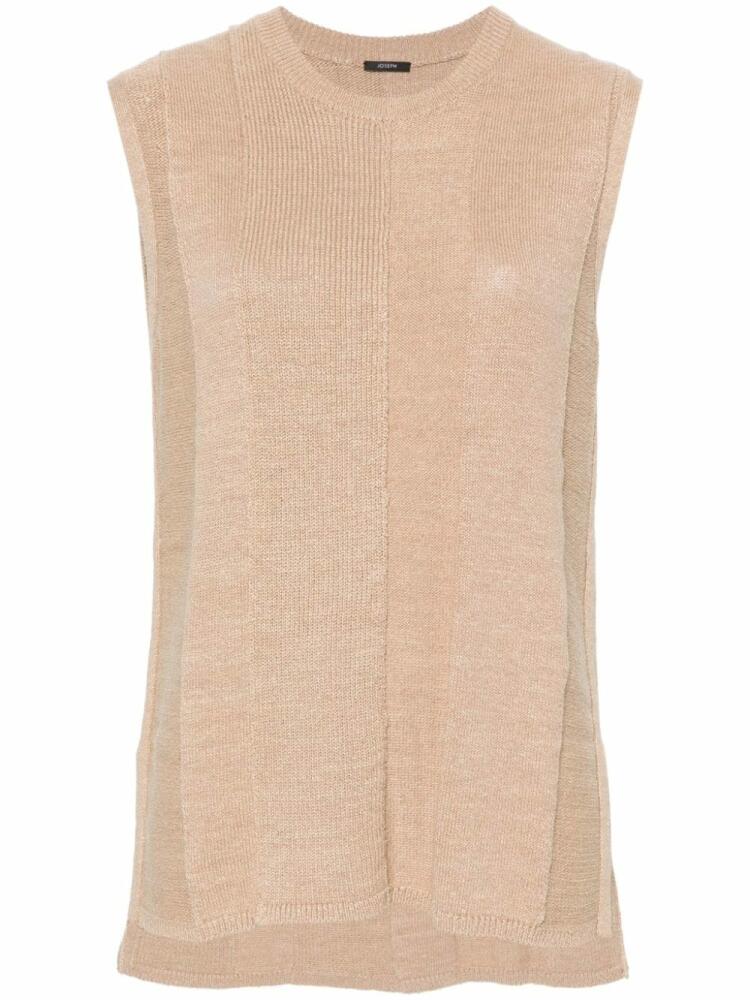 JOSEPH knitted tank top - Neutrals Cover