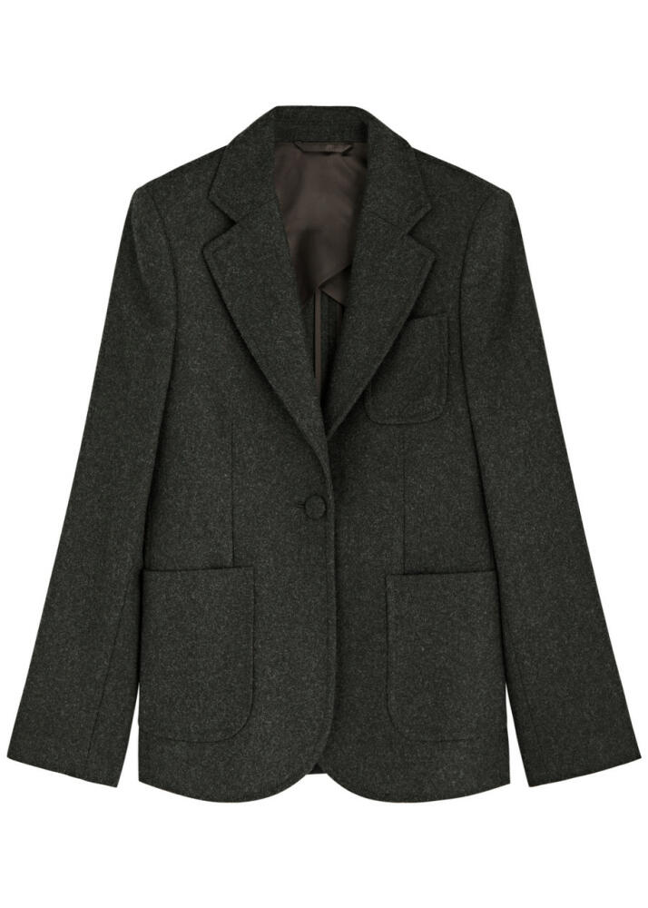 Wales Bonner Iris Wool-blend Blazer - Grey Cover