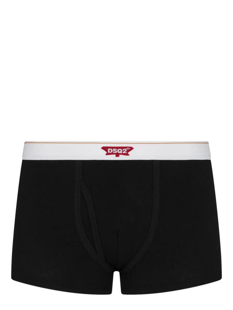 DSQUARED2 elasticated-waist boxers - Black Cover