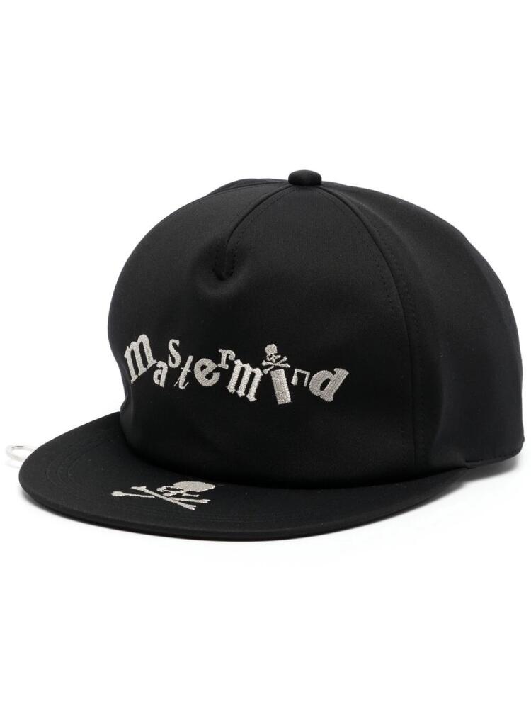 Mastermind Japan embroidered-logo cap - Black Cover