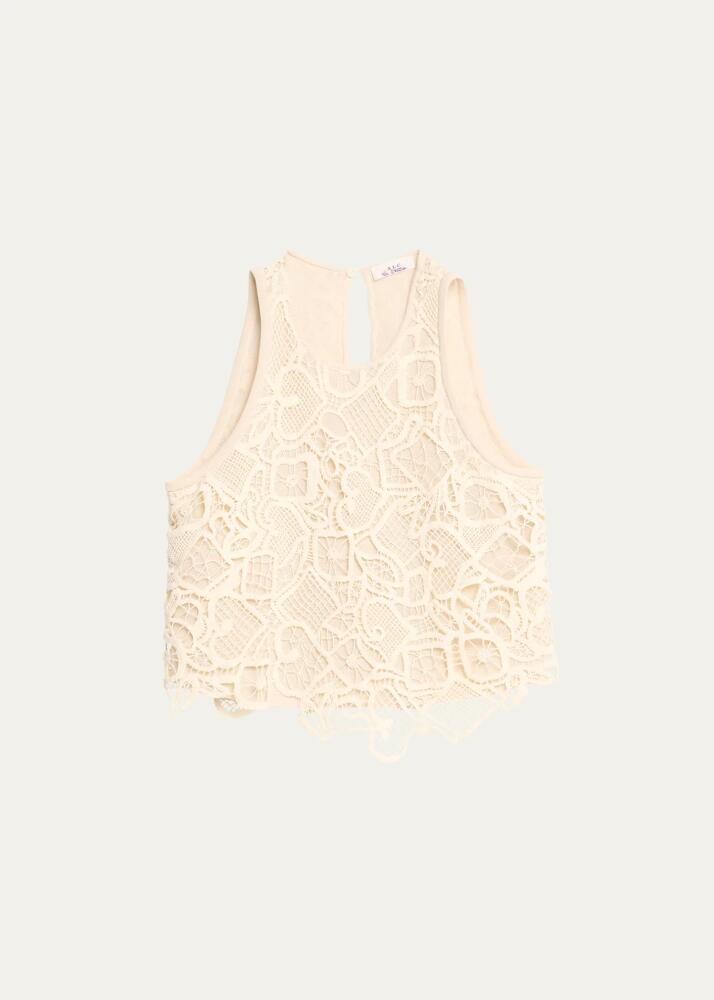 A.L.C. Lena Overlay Lace Tank Top Cover