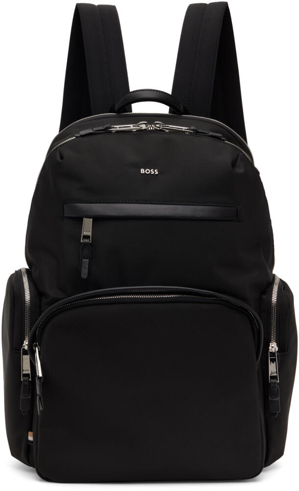 BOSS Black Canvas Backpack Cover