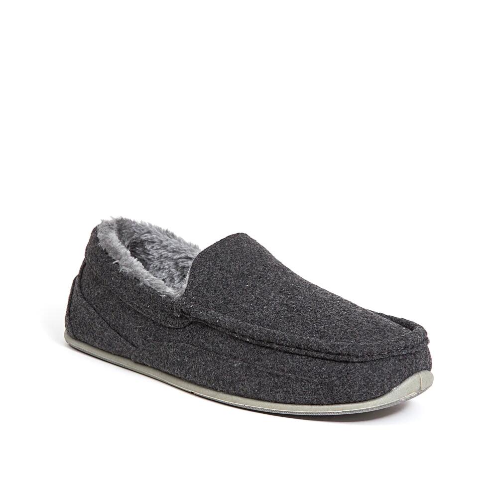 Deer Stags Wide Width Slipperooz Spun Moc Slipper | Men's | Grey Cover