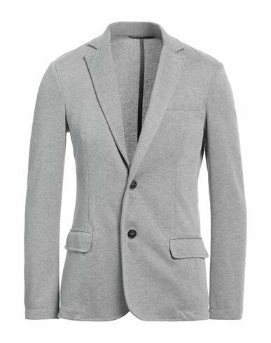 Trussardi Man Blazer Grey Polyester, Cotton, Viscose Cover