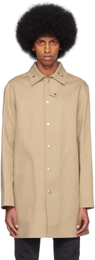 A.P.C. Beige Thibault Coat Cover