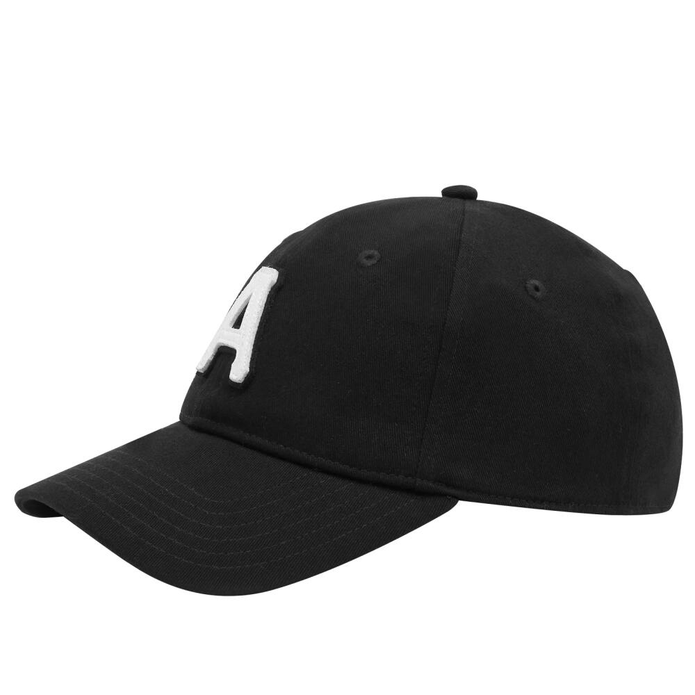 Men's AAPE A Logo Baseball Cap in Black Cover