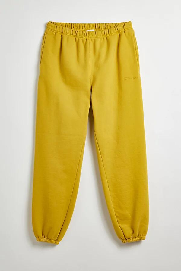 Champion UO Exclusive Stadium Reverse Weave Jogger Sweatpant in Dark Yellow Cover