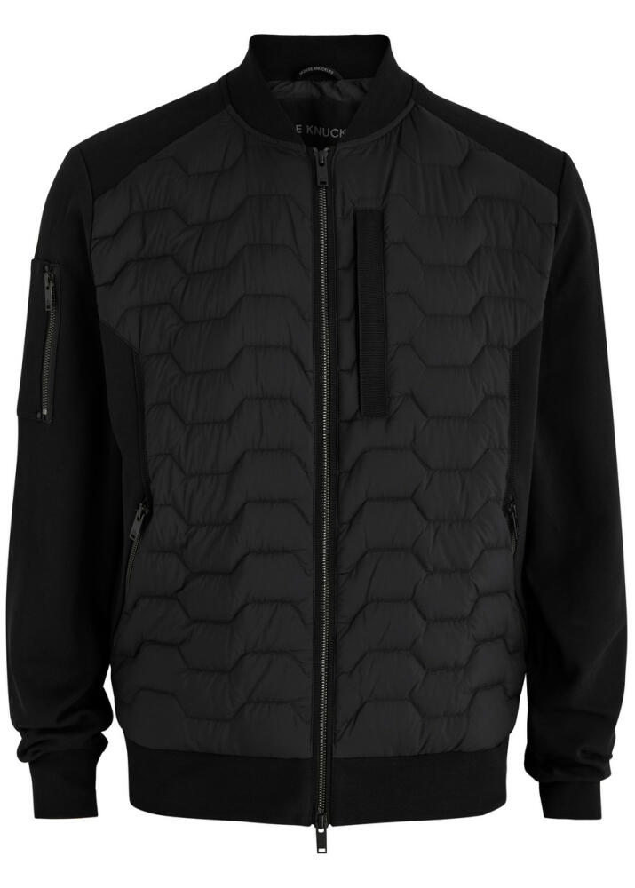 Moose Knuckles Granite Nylon and Cotton Bomber Jacket - Black Cover