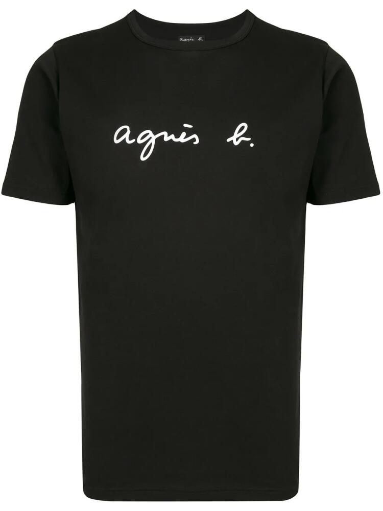 agnès b. Coulos short-sleeved T-shirt - Black Cover